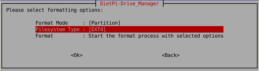 DietPi-Drive_Manager screenshot