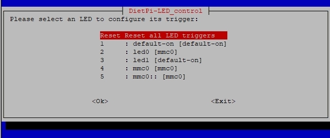 DietPi-LED_control screenshot