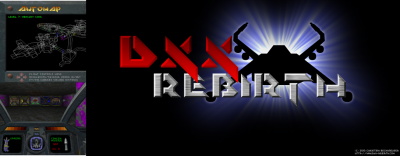 DXX-Rebirth logo and screenshot