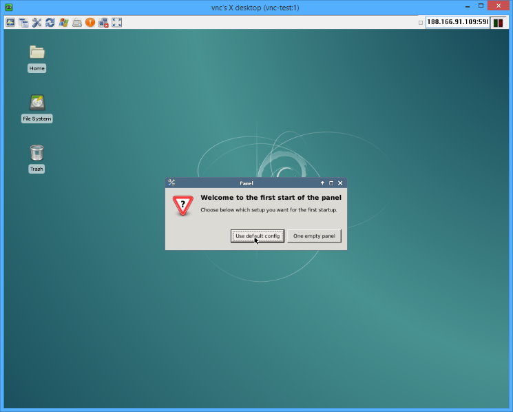 TigerVNC desktop screenshot