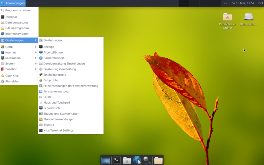 Xfce desktop screenshot