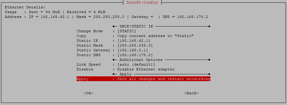 Wifitolangateway Lansettings