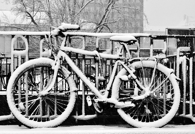 Icy bike