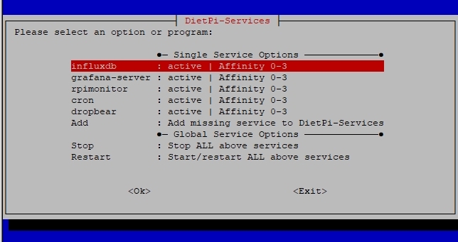 dropbear ssh dietpi config