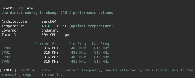 DietPi-CPU_info screenshot