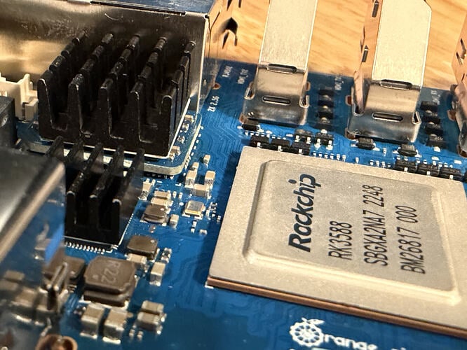eMMC/Fan side view