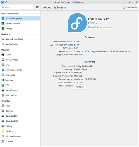 Info-Center-ODROID-M1