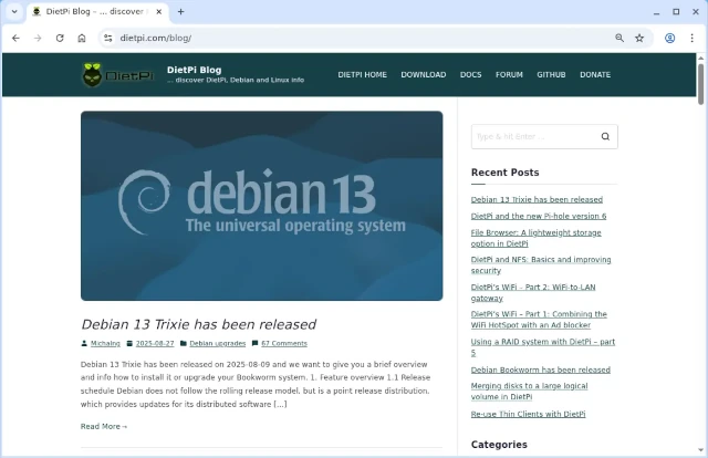Chromium window screenshot