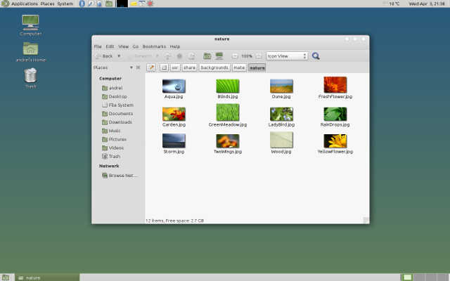 MATE desktop screenshot
