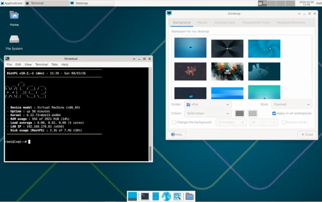 Xfce desktop screenshot